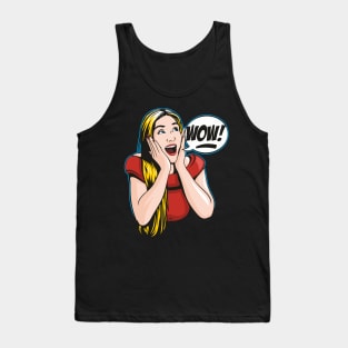 Pop Art Girl Tank Top